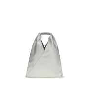 MM6 Silver Polyethylene Handbag
