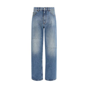 MM6 Blue Cotton Jeans Denim