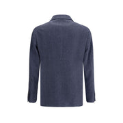 Brunello Cucinelli Blue Wool Blazer