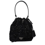 Prada Black Fabric Handbag