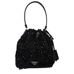 Prada Black Fabric Handbag