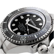 Bobroff Gray Stainless Steel Dress Watch