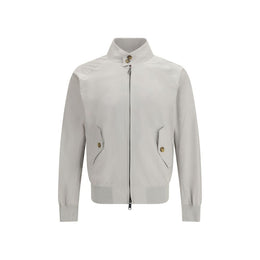 Baracuta White Polyester Bomber