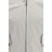 Baracuta White Polyester Bomber