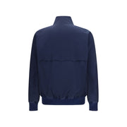 Baracuta Blue Polyester Biker Jacket