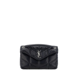 Saint Laurent Black Lamb Ovis Aries Aries Shoulder Bag