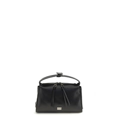Dolce & Gabbana Black Calf Leather Bos Taurus Handbag