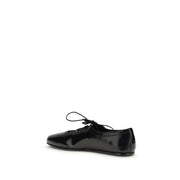 Church's Black Calf Leather Bos Taurus Ballet Flats