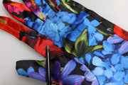 Dolce & Gabbana Multicolor Floral Print Elbow Length Women Gloves