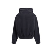 R13 Black Cotton Sweatshirt