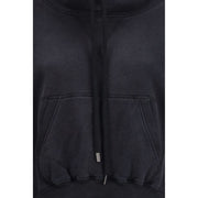 R13 Black Cotton Sweatshirt