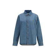 Ami Paris Blue Denim Shirt