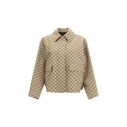 Gucci Beige Cotton Bomber