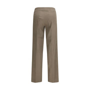 Avenue Montaigne Beige Linen Casual Pants