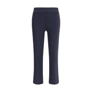 Avenue Montaigne Blue Polyamide Casual Pants