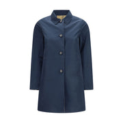 Barbour Blue Polyester Trench Coat