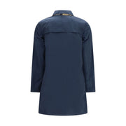 Barbour Blue Polyester Trench Coat