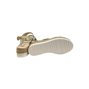 Borbonese Beige Fabric Sandal