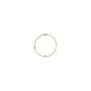 Saint Laurent Bicolor Brass Bracelet