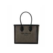 Balmain Bicolor Cotton Tote Bag