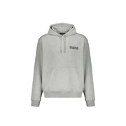 Balmain Gray Cotton Hoodie
