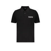 Balmain Black Cotton Polo Shirt