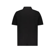Balmain Black Cotton Polo Shirt