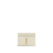 Saint Laurent Beige Calf Leather Bos Taurus Wallet