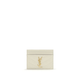 Saint Laurent Beige Calf Leather Bos Taurus Wallet