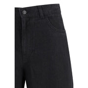 The Row Black Linen Jeans Denim