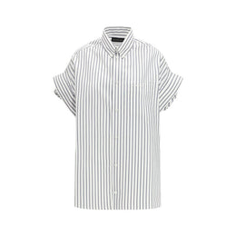 Balenciaga White Cotton Shortsleeve Shirt