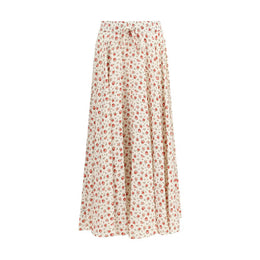 Dolce & Gabbana Multicolor Silk Midi Skirt