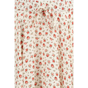 Dolce & Gabbana Multicolor Silk Midi Skirt