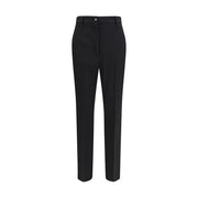 Dolce & Gabbana Black Wool Dress Pants