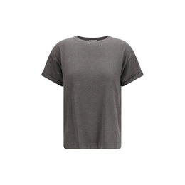 Brunello Cucinelli Gray Nylon T-Shirt