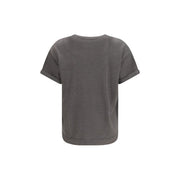 Brunello Cucinelli Gray Nylon T-Shirt