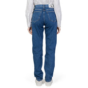 Calvin Klein Jeans Blue Cotton Skinny Jeans