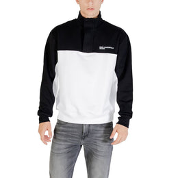 Karl Lagerfeld Black And White Horn Sweatshirt