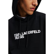 Karl Lagerfeld Black Cotton Hoodie