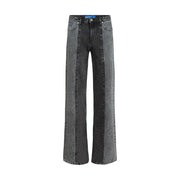 Karl Lagerfeld Black Cotton Relaxed Fit Jeans