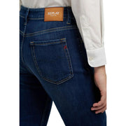 Replay Blue Cotton Skinny Jeans