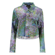 Desigual Blu Cotton Woman Jacket