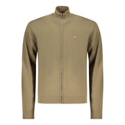 Napapijri Verde Cotton Men Cardigan