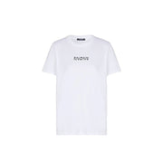 Balmain White Cotton T-Shirt