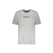 Balmain Gray Cotton T-Shirt