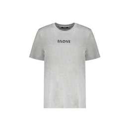 Balmain Gray Cotton T-Shirt