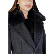 Guess Gray Polyester Coat