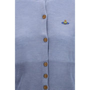 Vivienne Westwood Blue Merino Wool Cardigan