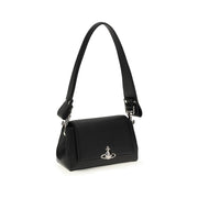 Vivienne Westwood Black Polyurethane Shoulder Bag