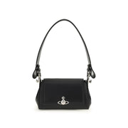 Vivienne Westwood Black Polyurethane Shoulder Bag